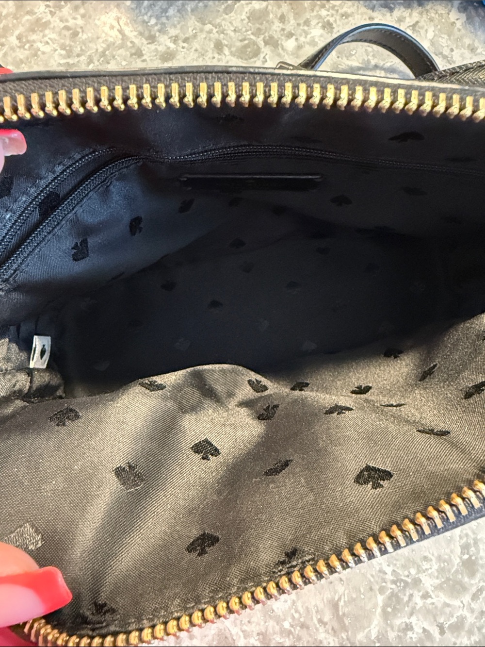 kate spade Black Saffiano Leather Dome Crossbody - Picture 4 of 4